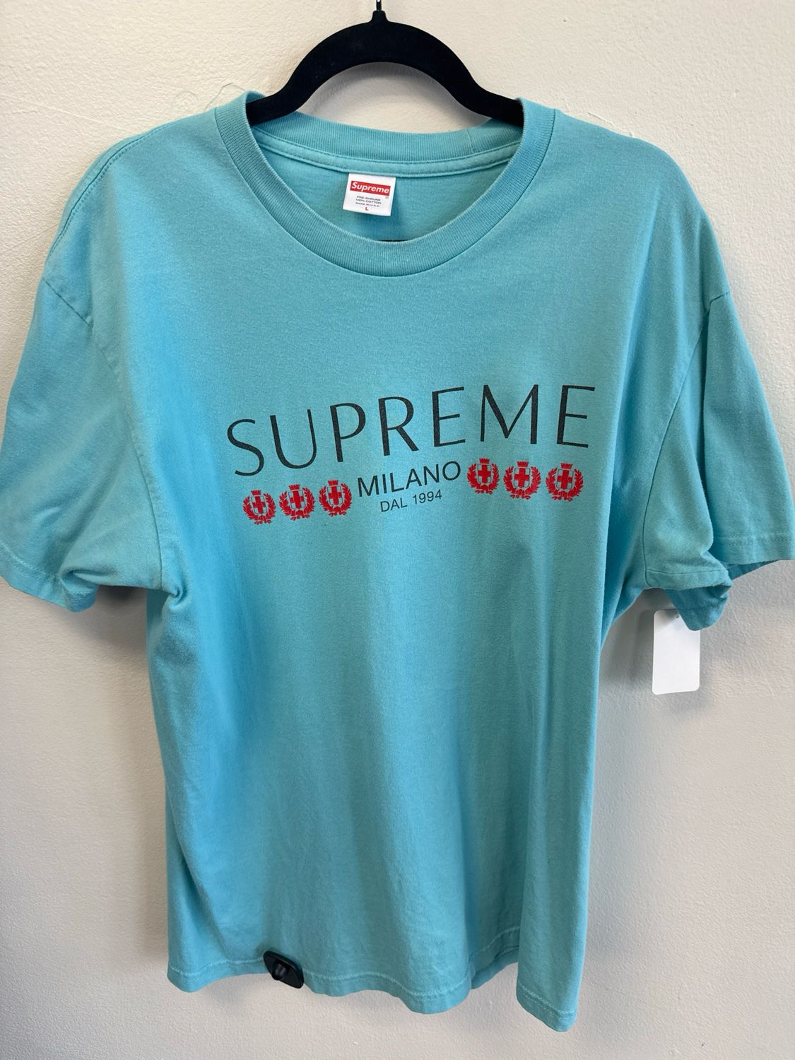 Supreme Blue T-Shirt Sz:L
