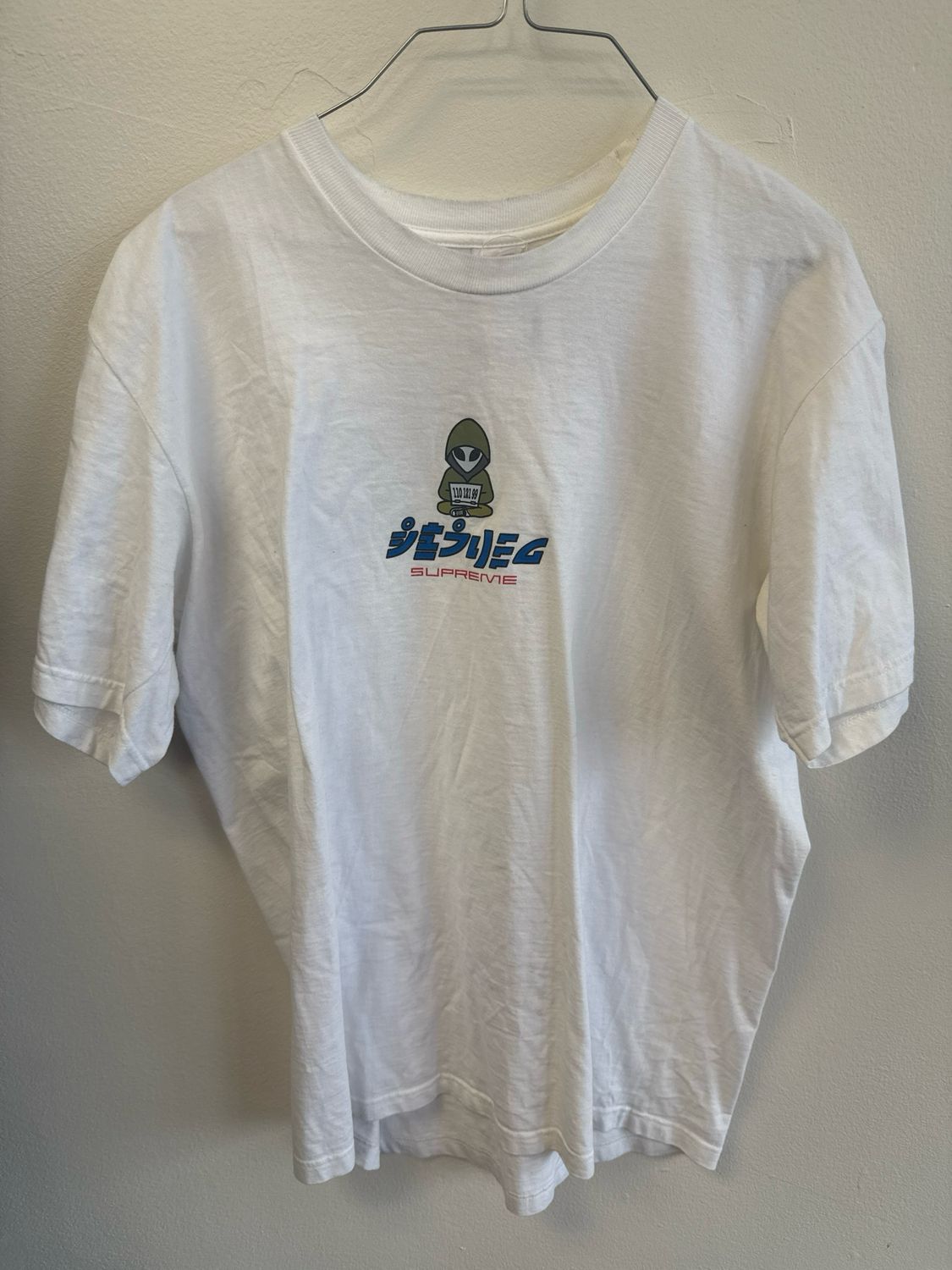 Supreme White Alien Tee Sz L