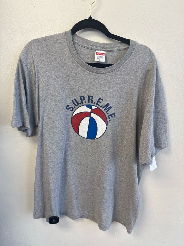 Supreme T-Shirt Grey Sz:L