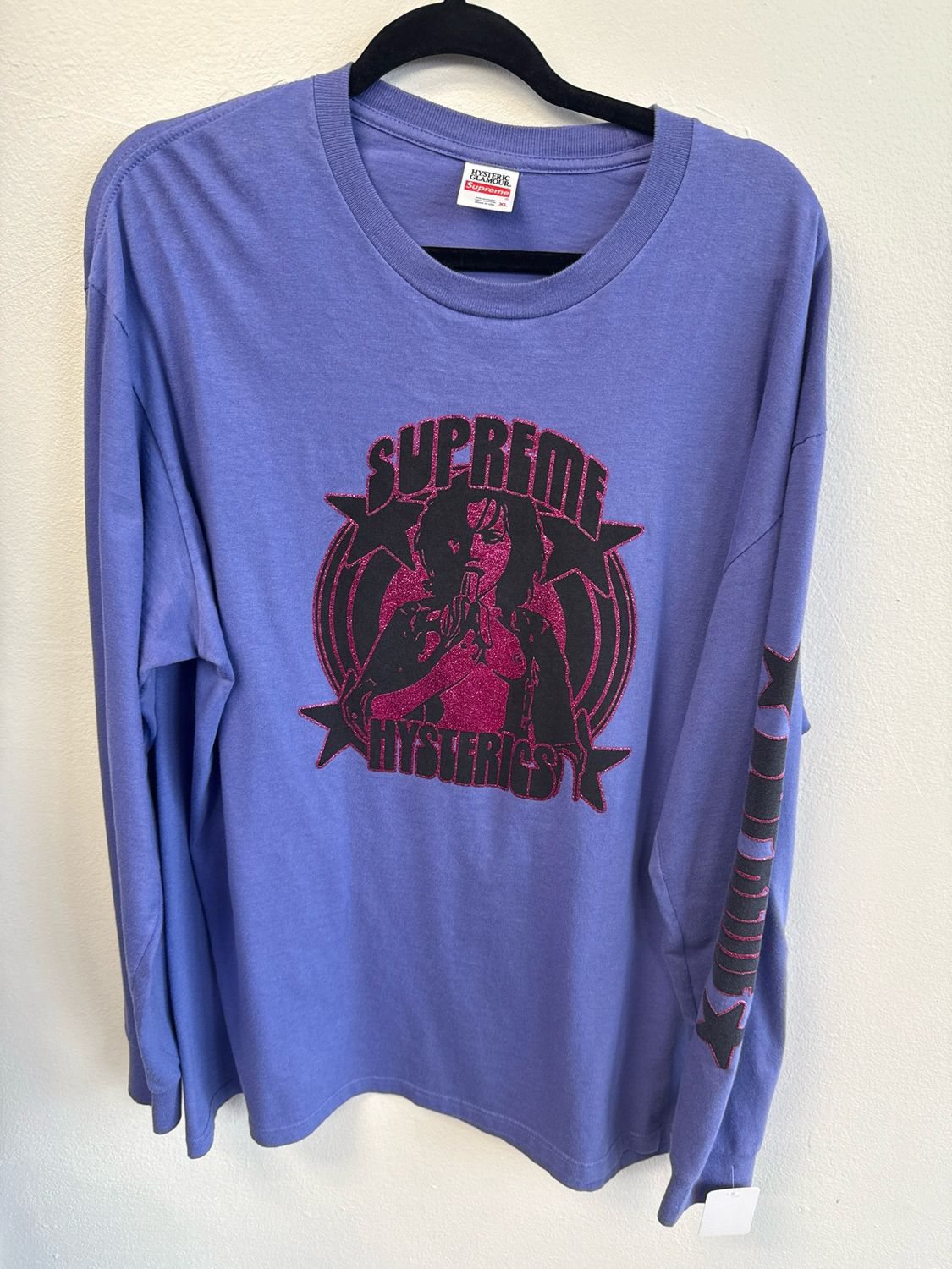 Supreme X Hysteric Glamour Purple Long Sleeve Sz:XL