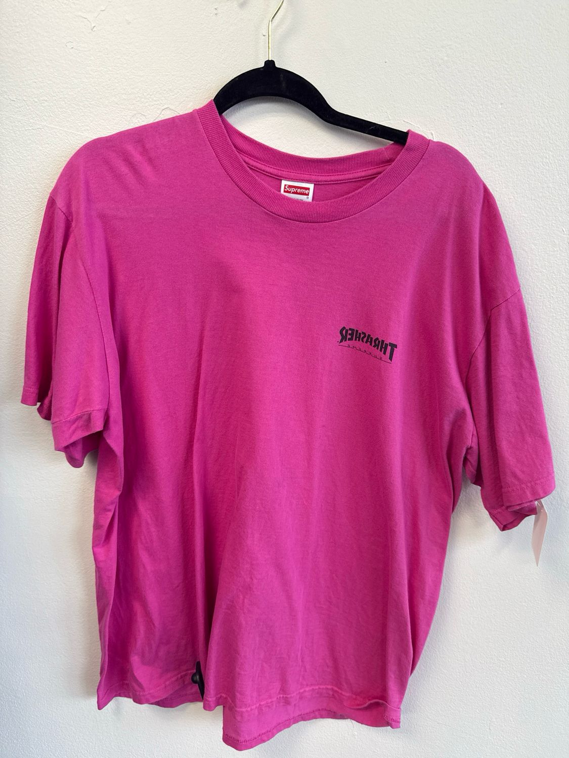 Supreme X Thrasher Pink T-Shirt Sz:XL