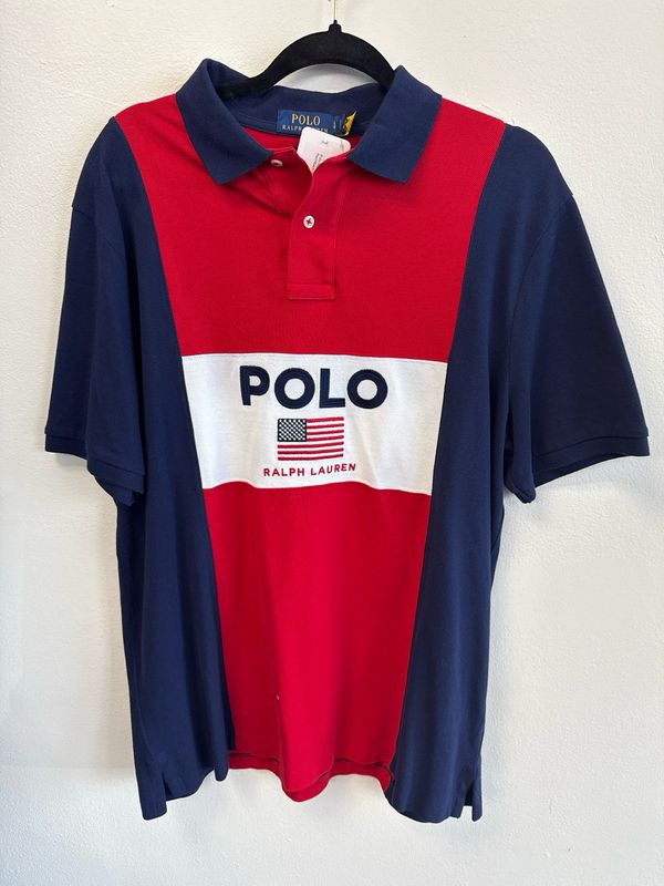 Polo  RL Polo Shirt - Red/Black/White