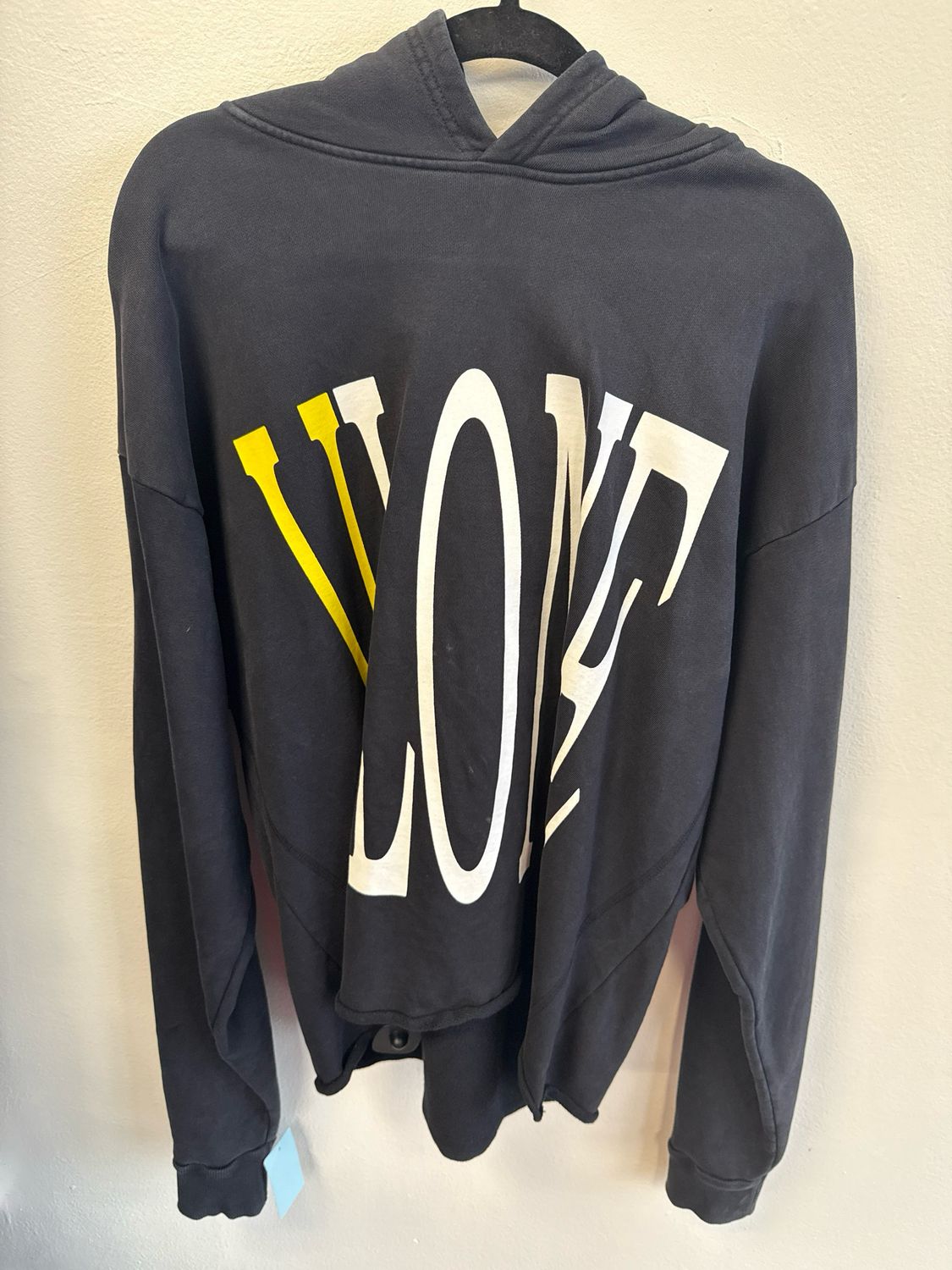 Vlone - Classic Hoodie - Black/Yellow - XL