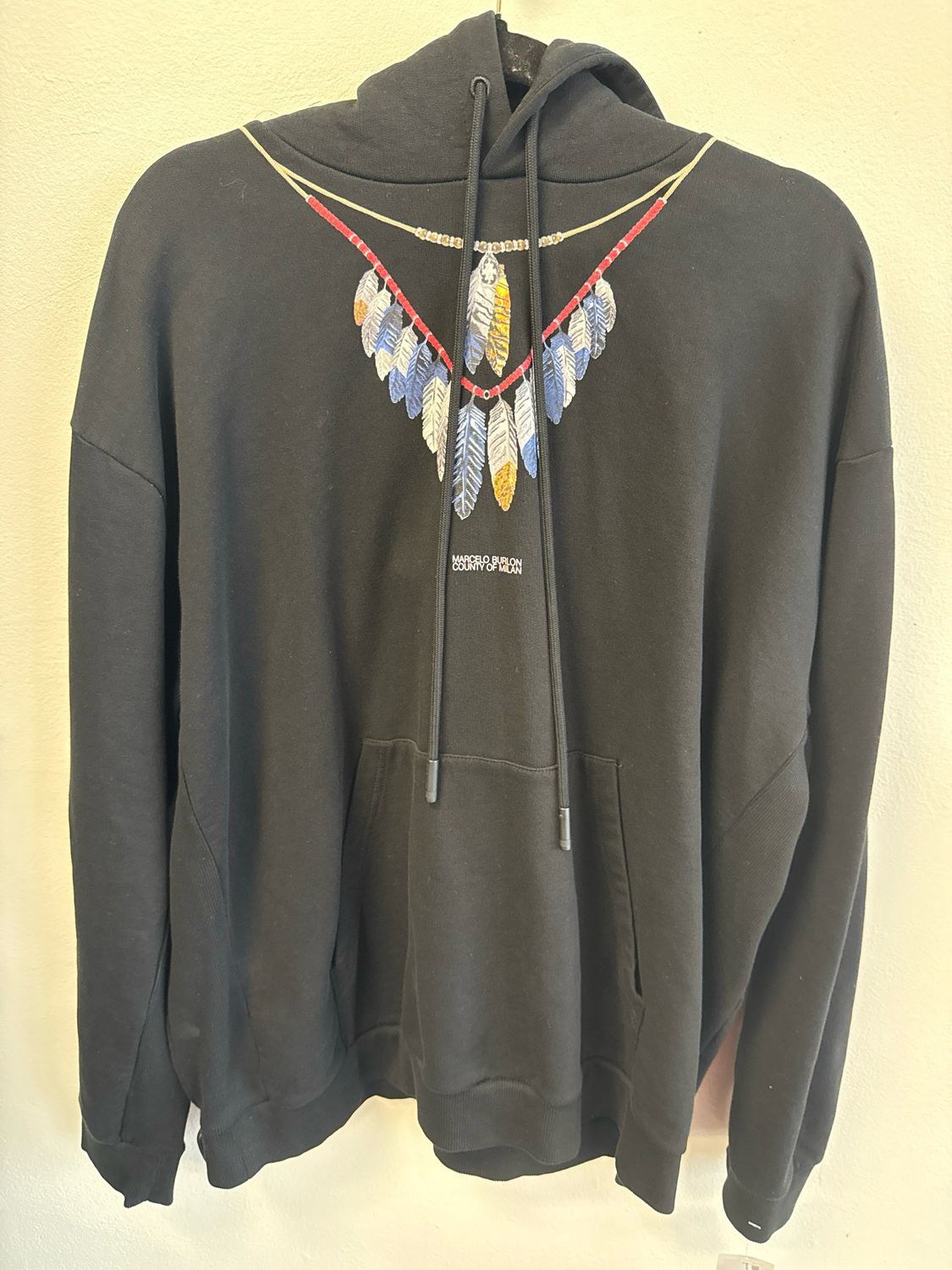 Marcelo Black Hoodie Sz M