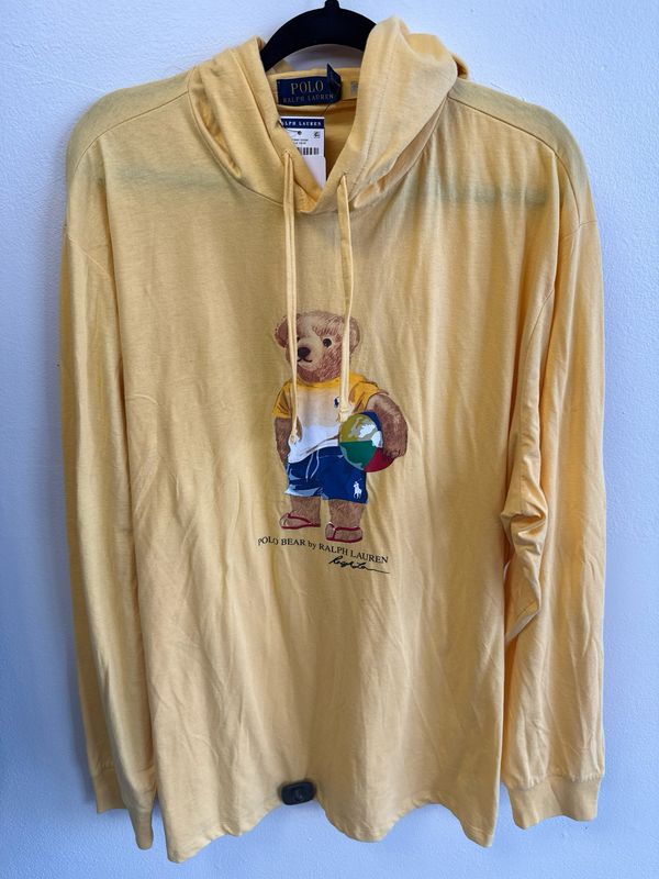 Polo Hoodie Yellow (new)