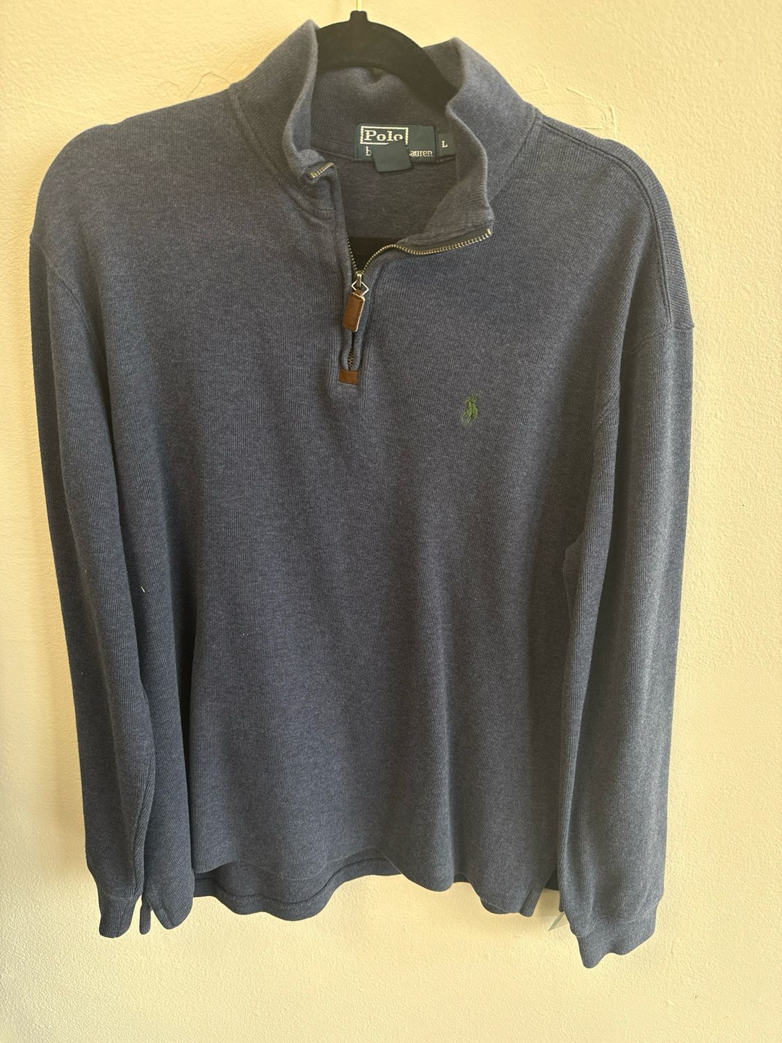 Ralph Lauren - Quarter-Zip Sweater - Blue - L