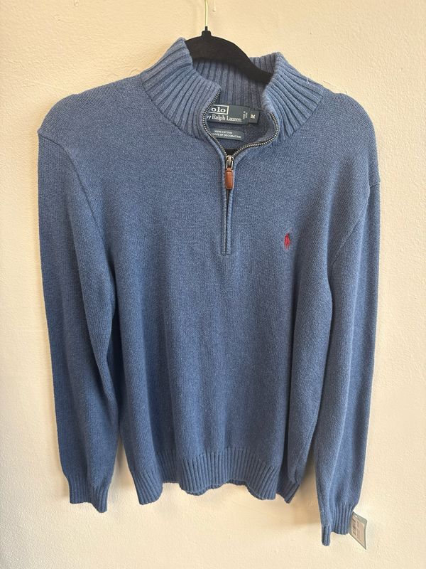 Polo Ralph Lauren – VTG  Qzip Sweater - M