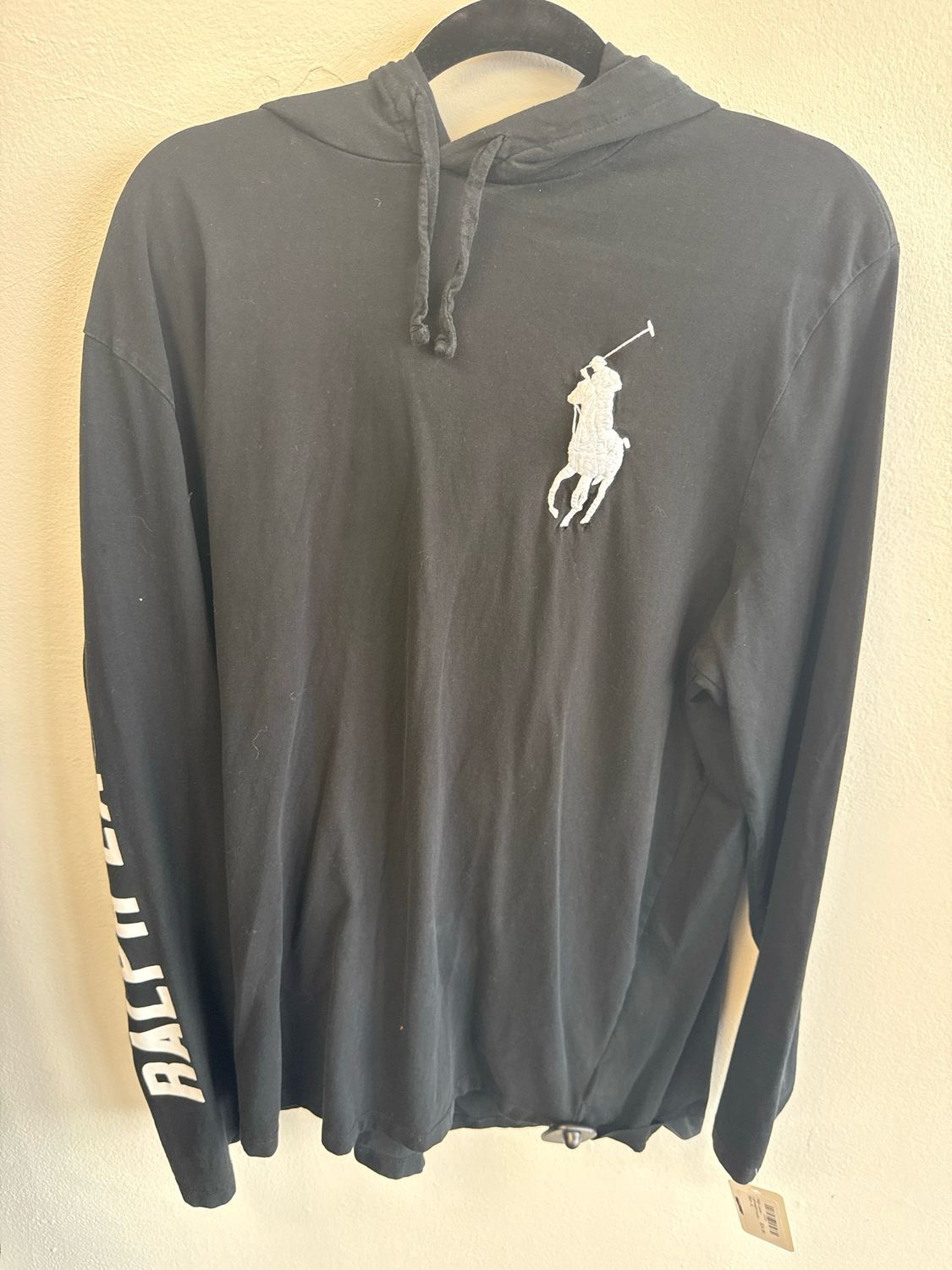 Ralph Lauren - Lightweight Hoodie - Black - XL
