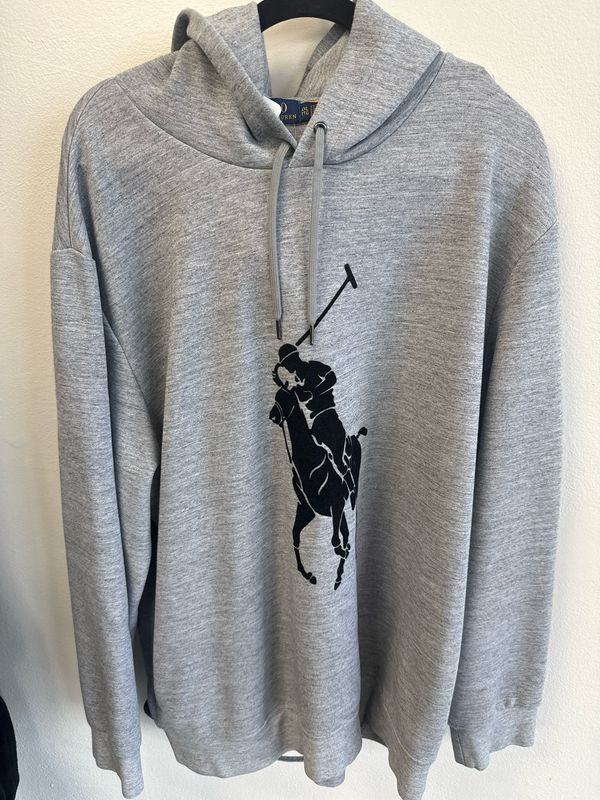 Polo RL Gray Hoodie (Big Logo) 2XL