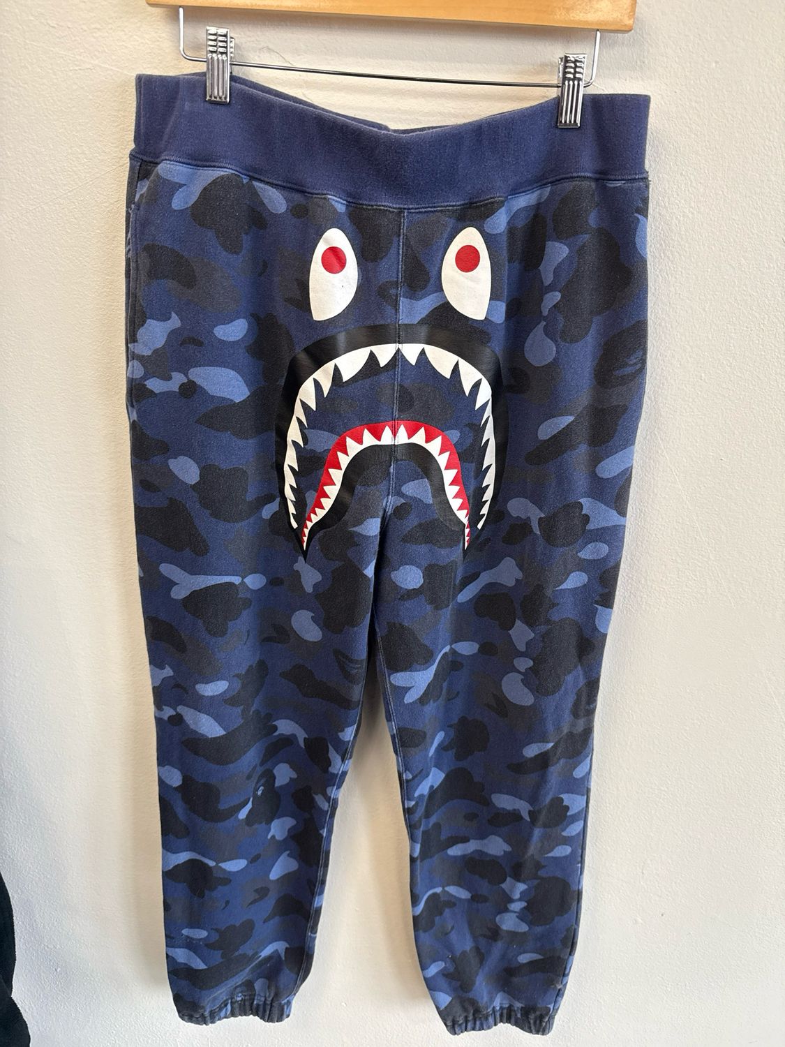 Bape Blue Camo Pants (no drawstring)