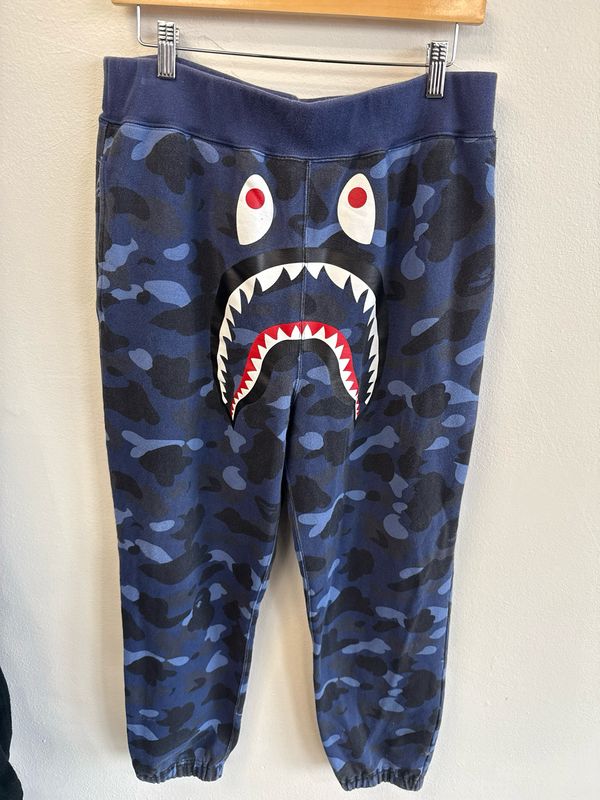 Bape Blue Camo Pants (no drawstring)