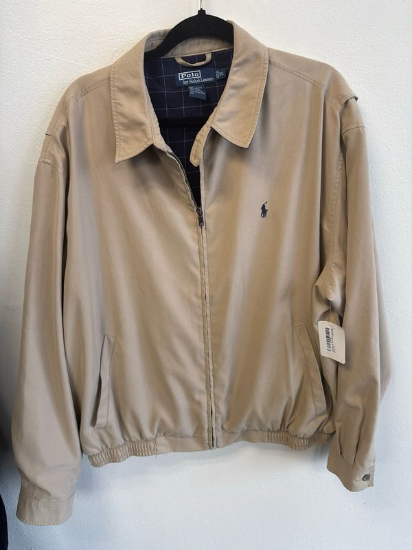 VTG Polo RL Tan Jacket Sz XL
