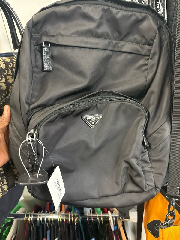 Prada Black Nylon Backpack