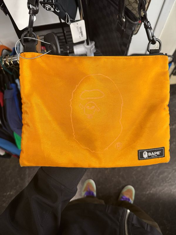 Bape Yellow Bag Sz OS