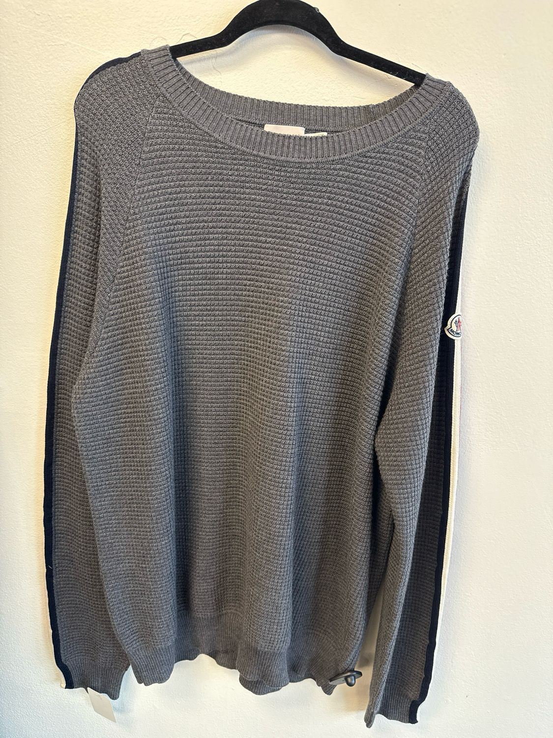 Moncler Grey Sweater Sz 3XL