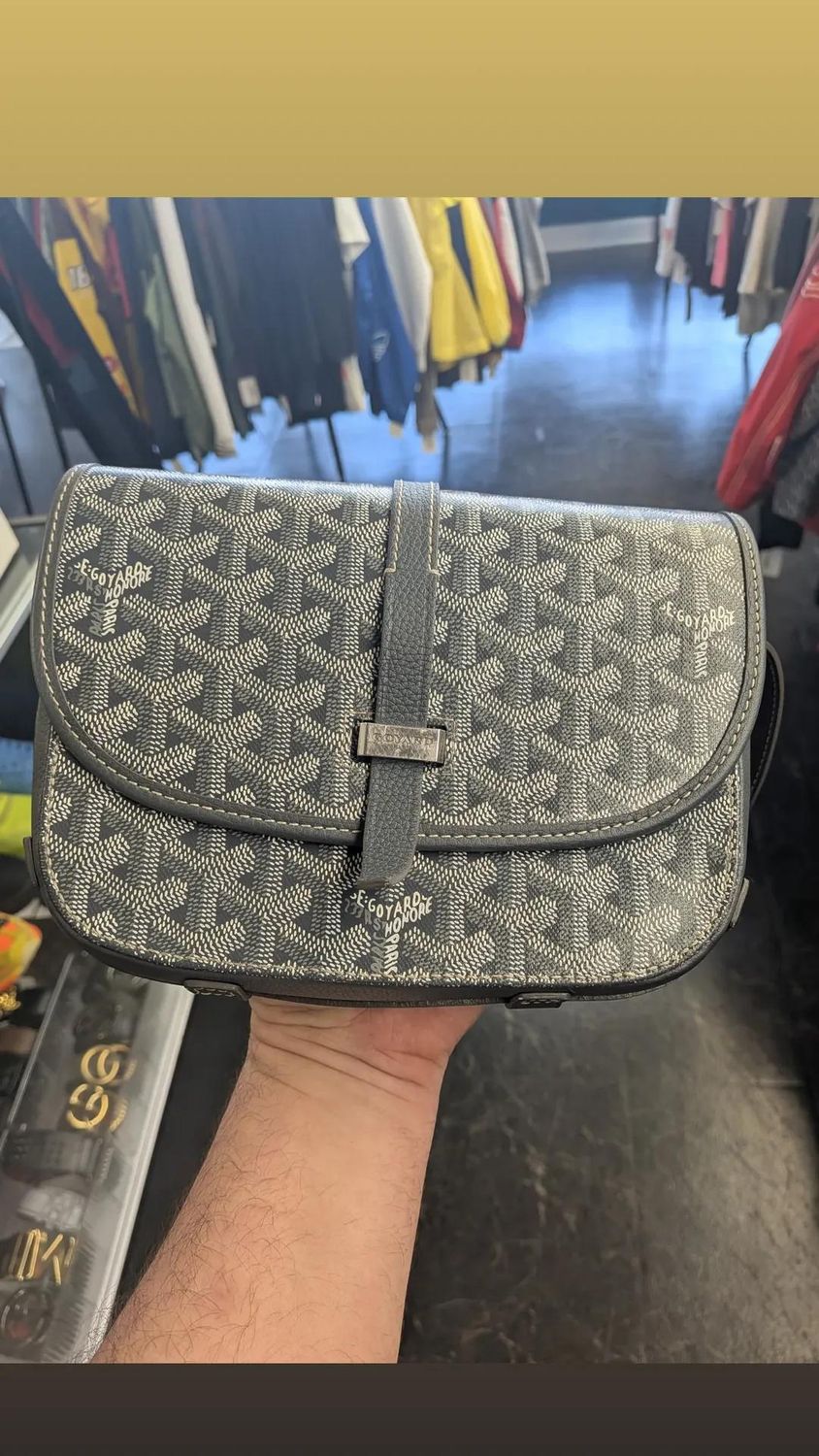 Goyard Belvidere Grey Bag
