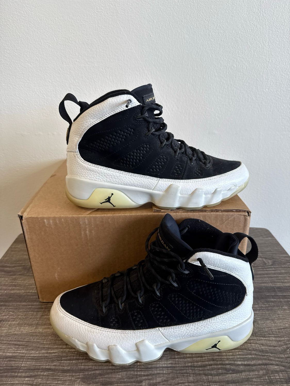 Jordan 9 Black City of Flight (No Box) Sz 9