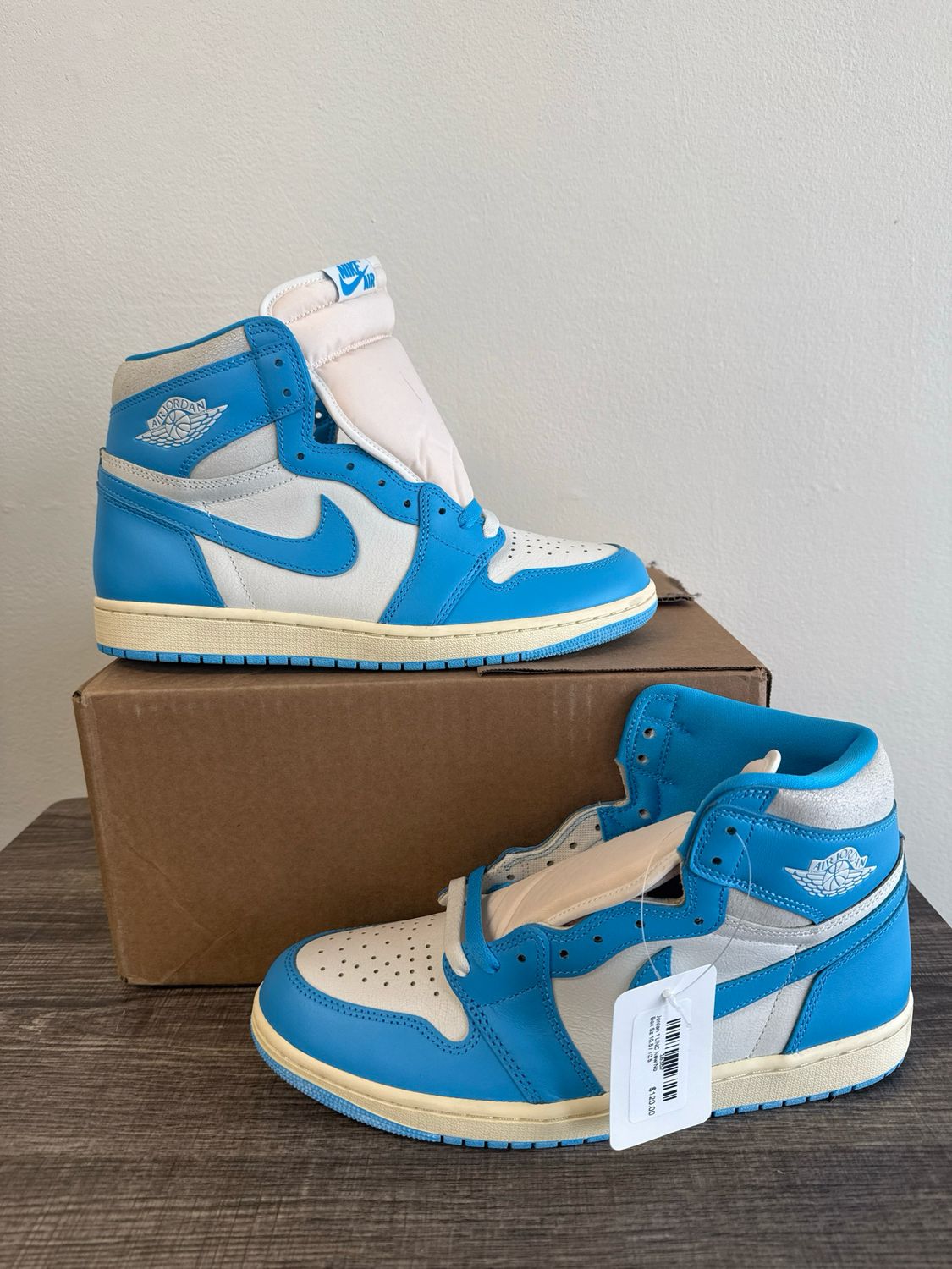 Jordan 1 UNC New No Box Sz 10.5