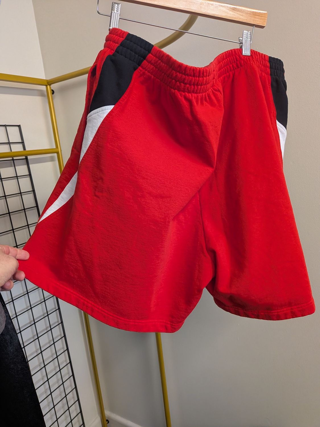 Balenciaga Red Shorts (new) Sz 2XL