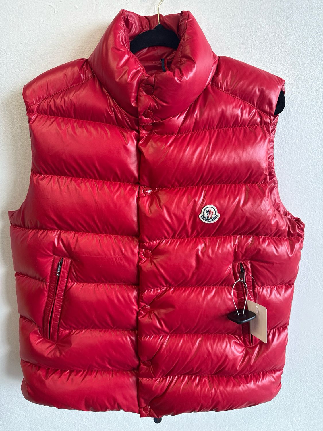 Moncler Red Puffer Vest Sz 4