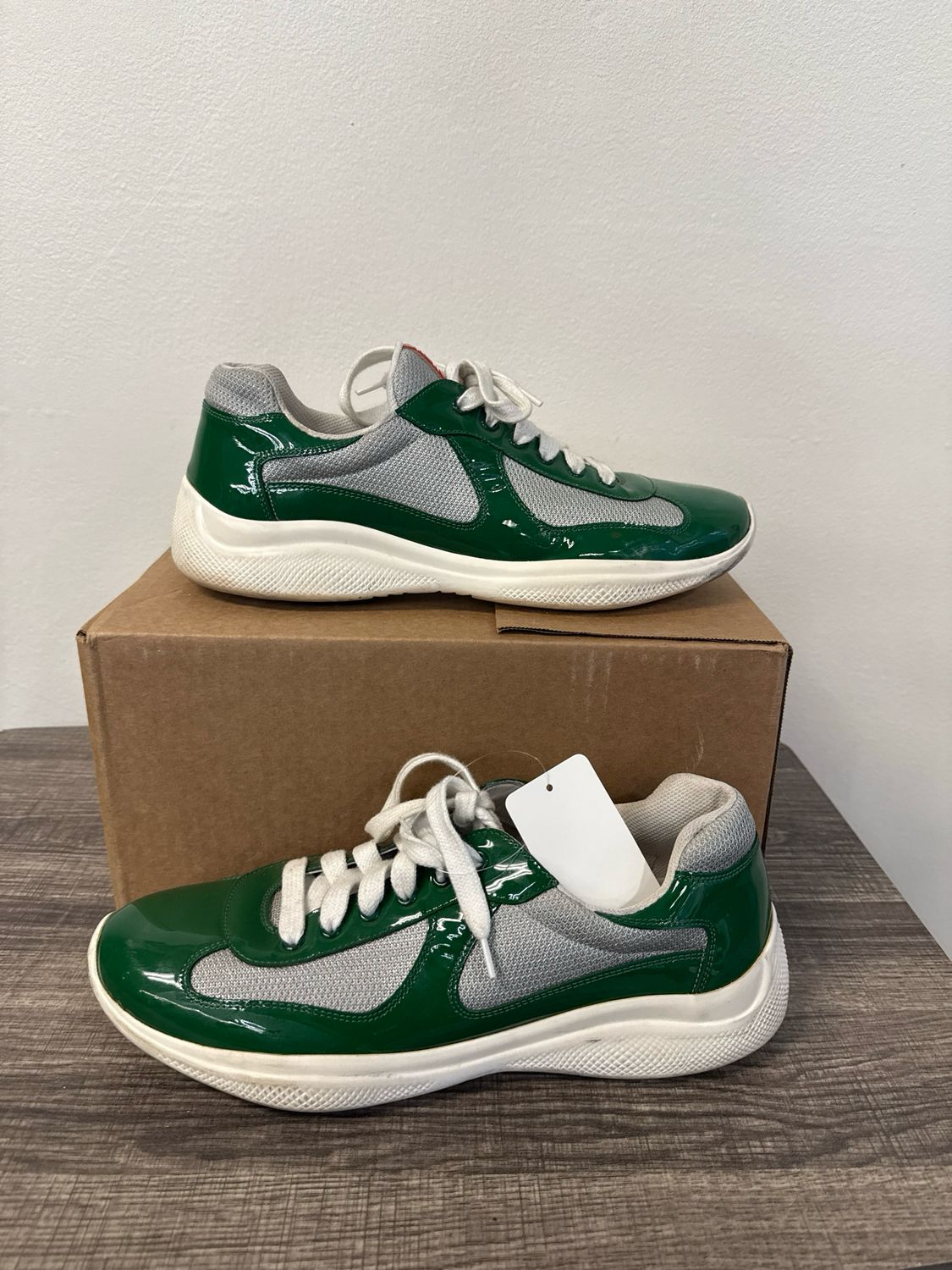 Prada Green/Silver AC Sz:11.5