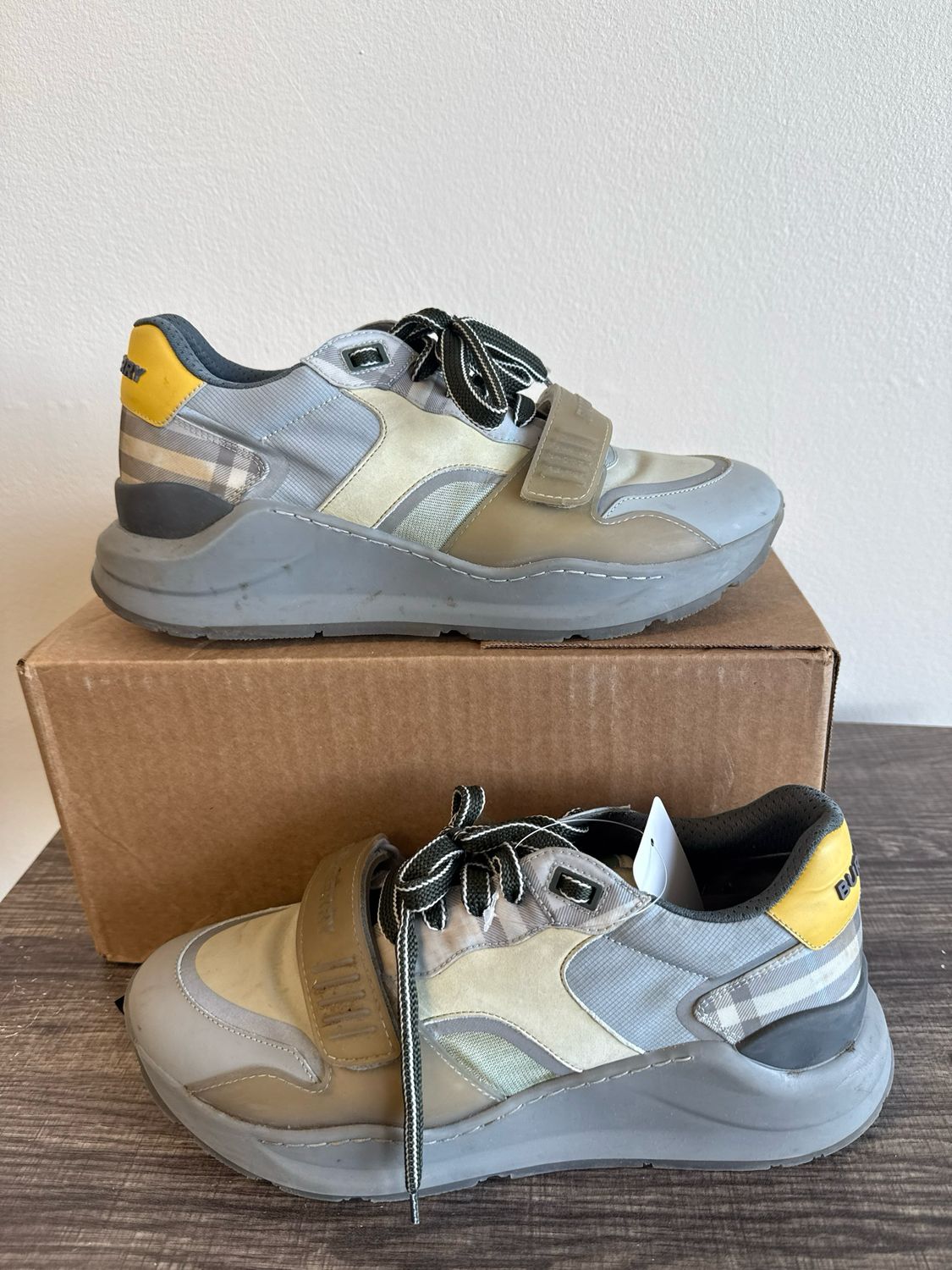 Burberry Grey (No Box) Sz 9.5