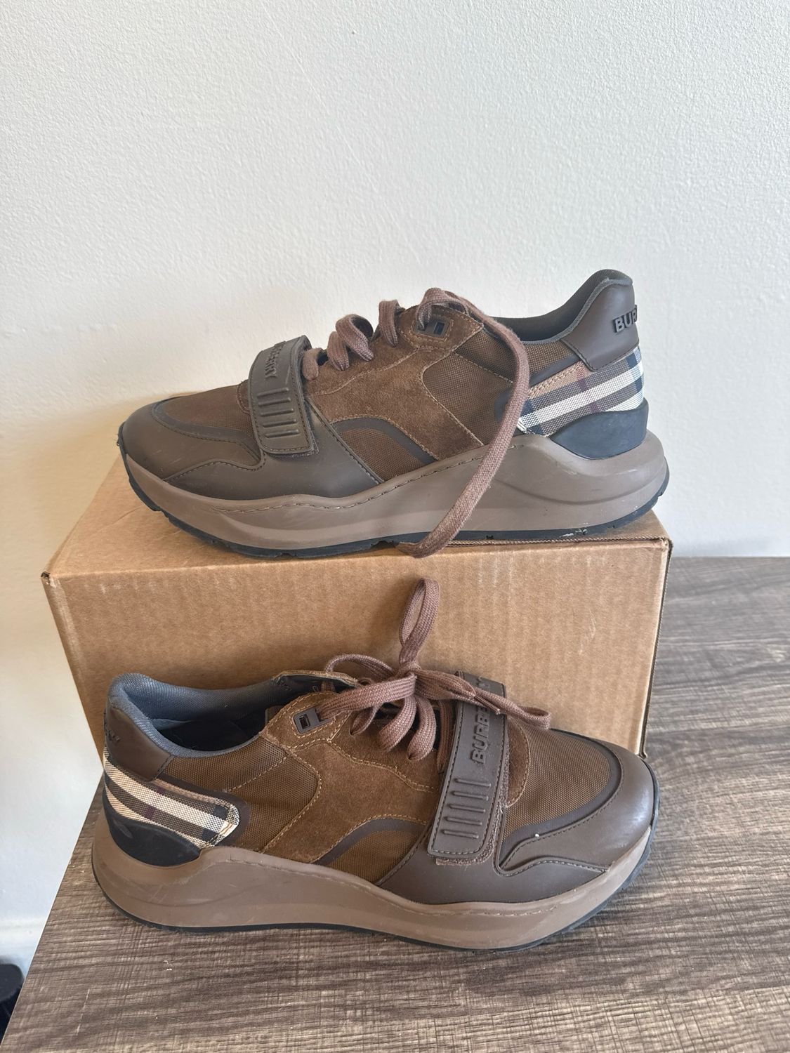 Burberry Brown (No Box) Sz 10