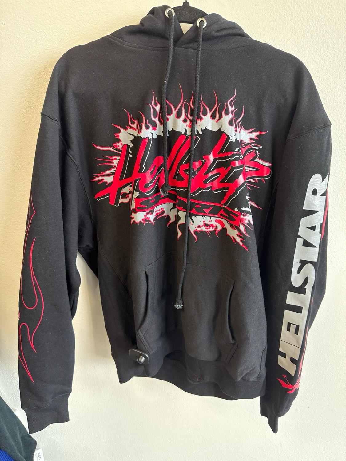 Hellstar Sports Black/Red Hoodie (New) Sz:M
