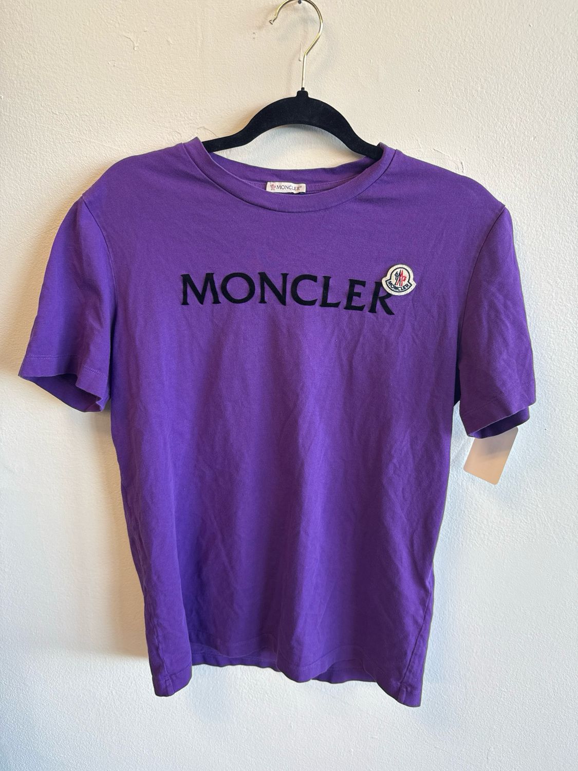 Moncler Purple Tee Sz:M