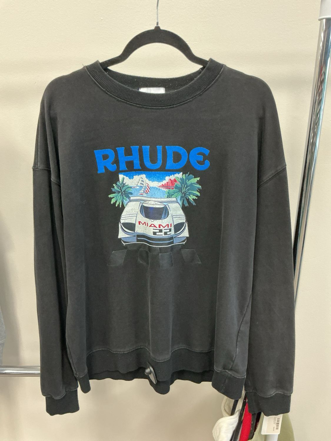 Rhude Miami Racing Sweatshirt Sz S