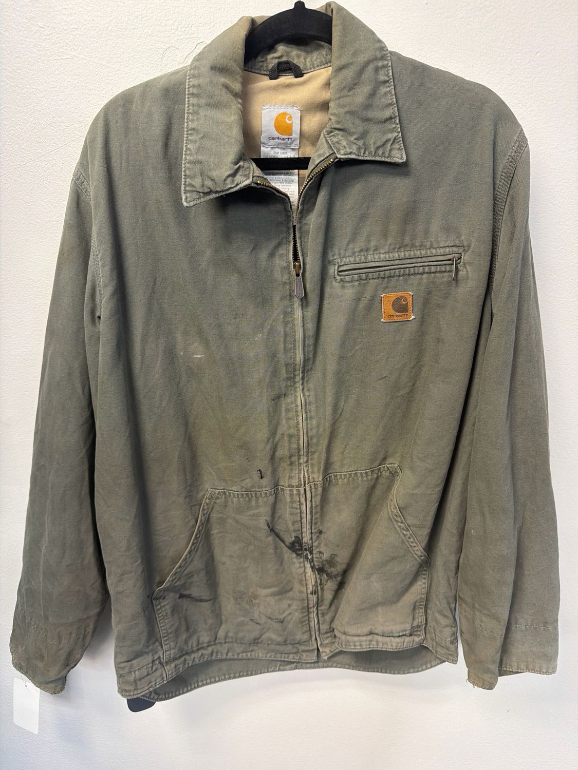 Carhartt Faded Green Qzip Sz:XL