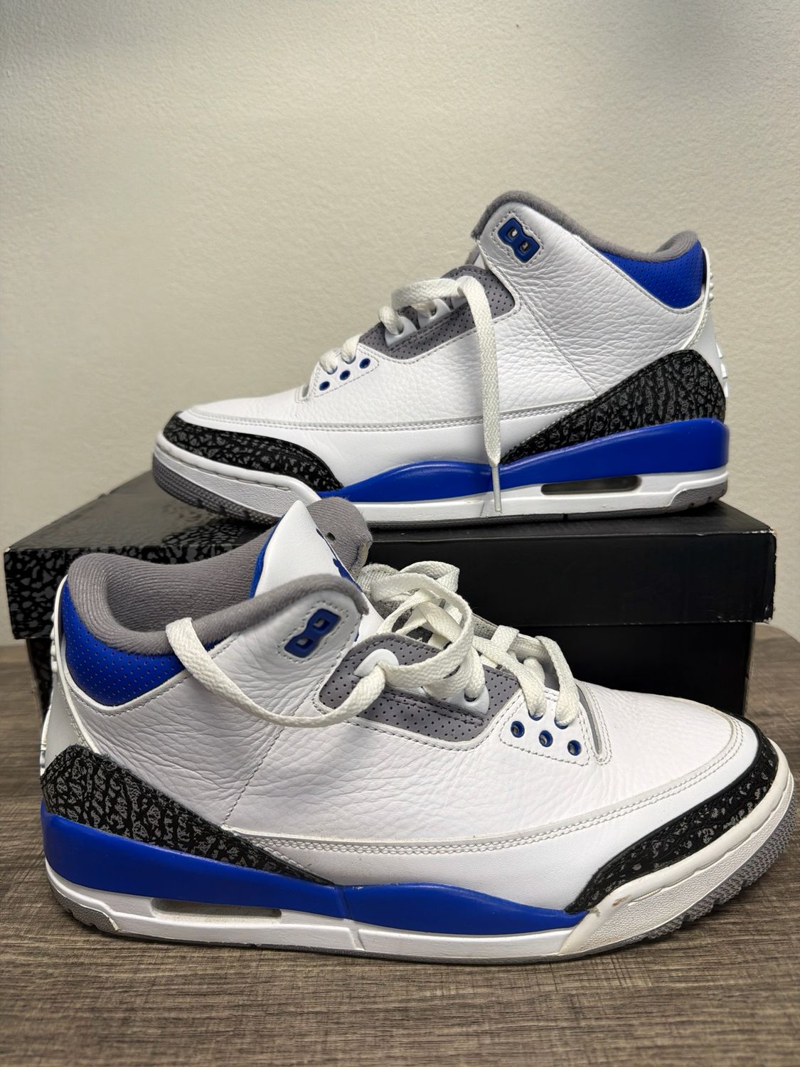 Jordan 3 Racer Blue (box) Sz:10