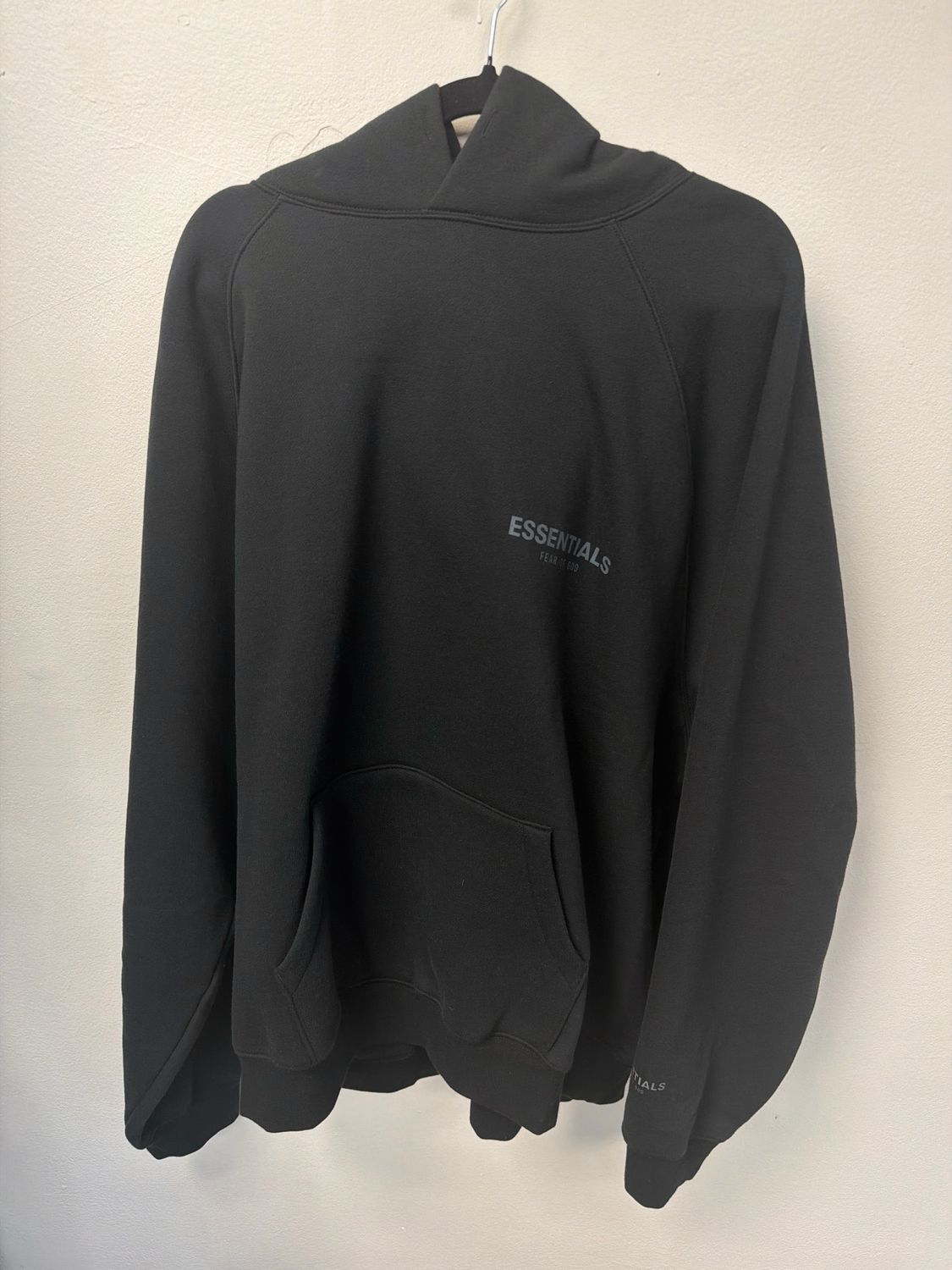 Essentials Black Hoodie (new) Sz:2XL