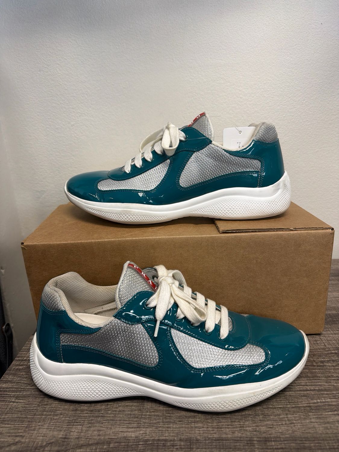 Prada AC Turquoise Sz:9