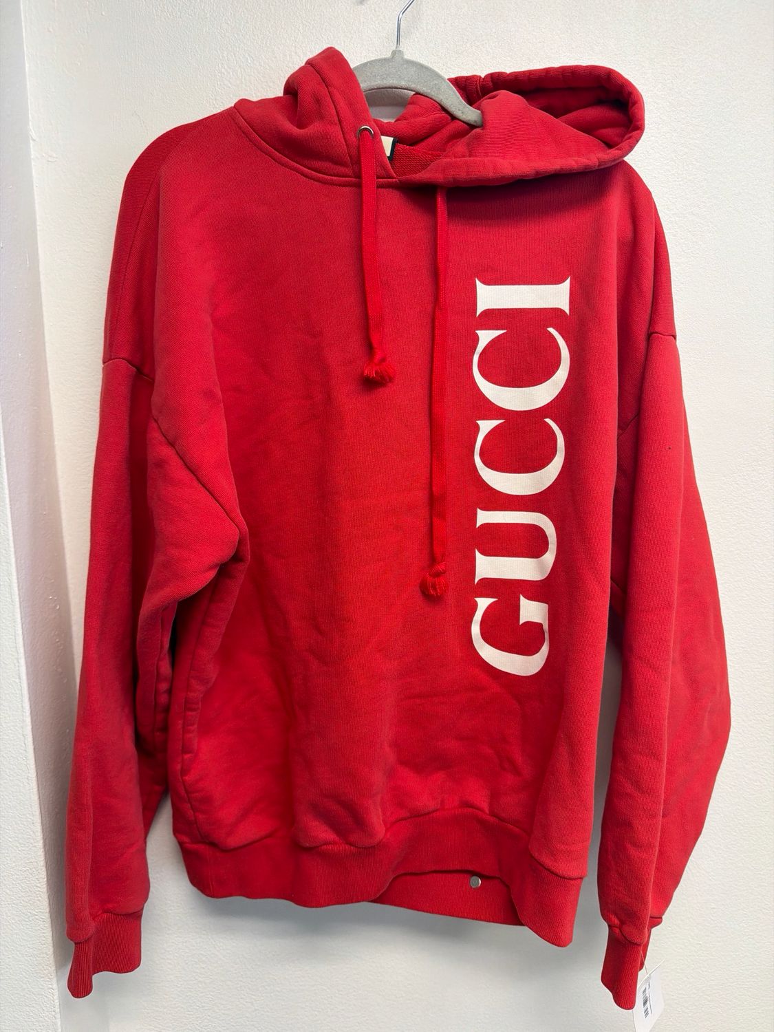 Gucci Red Hoodie Sz:L