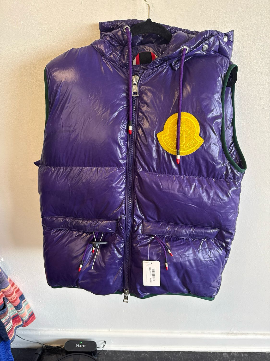 Moncler Purple Genius Vest Sz:4