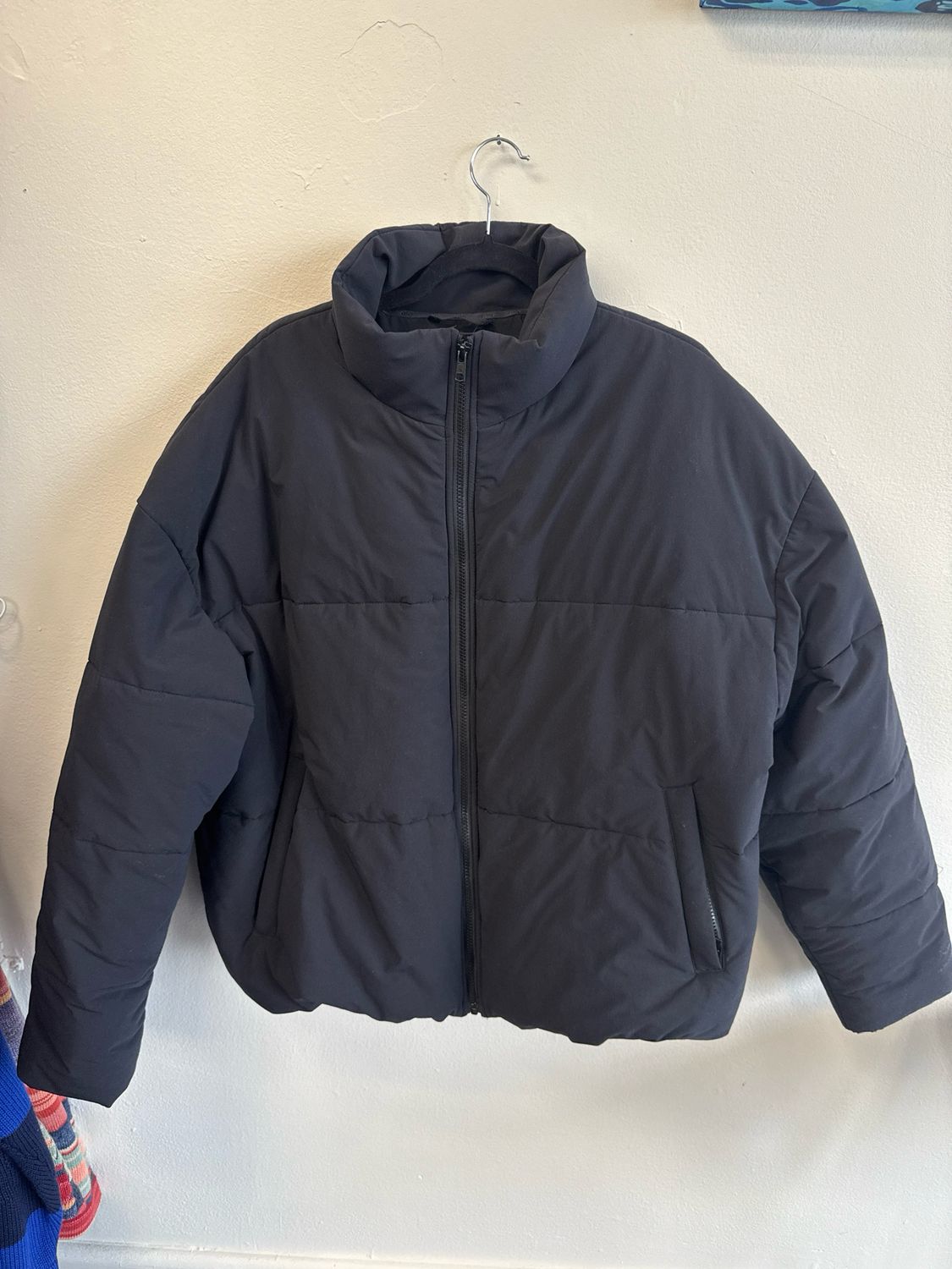 Alo Black Coat Sz:XL