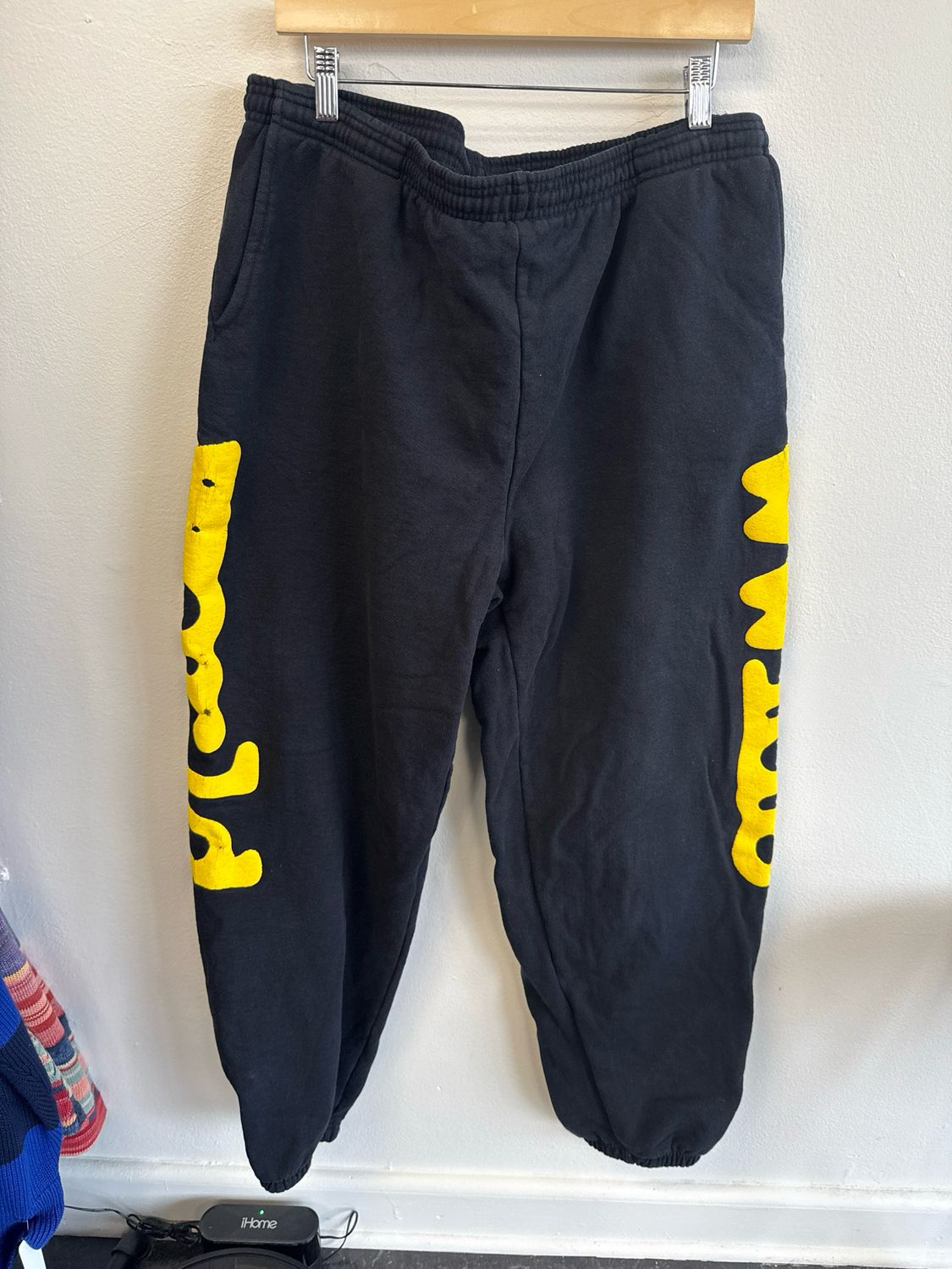 Sp5der Black/Yellow Pants Sz:2XL