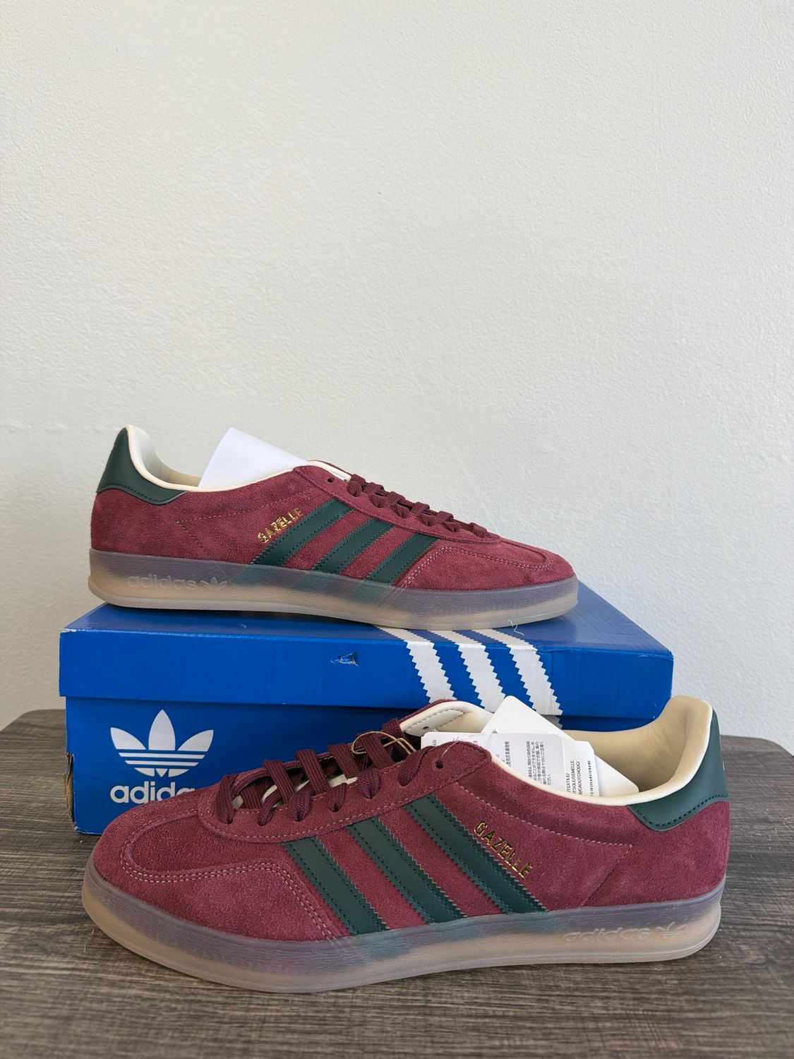Adidas Gazelle Red (new/box) Sz:11.5