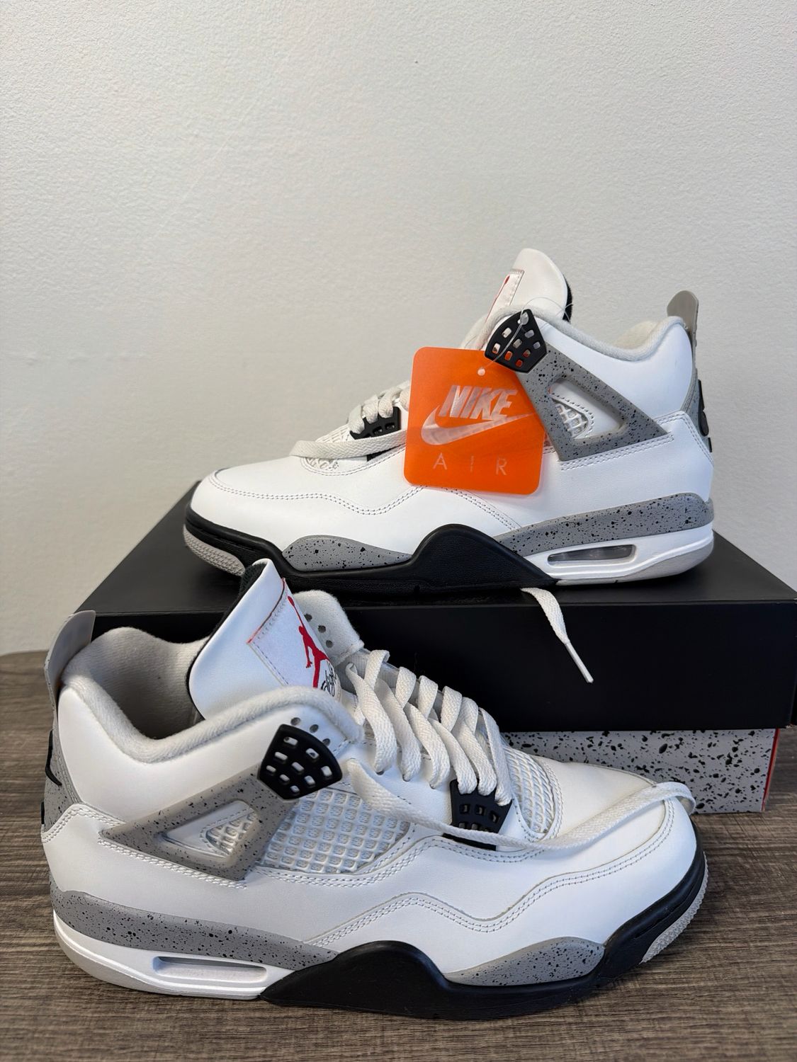 Jordan 4 White Cement (Box) Sz:9.5