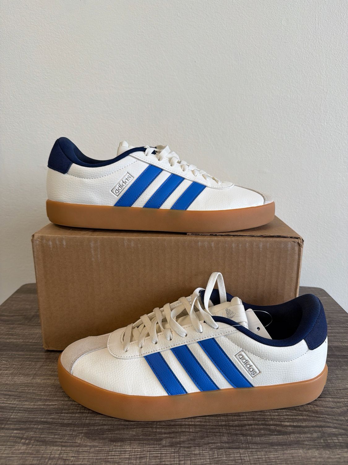 Adidas White/Blue (No Box) Sz:12