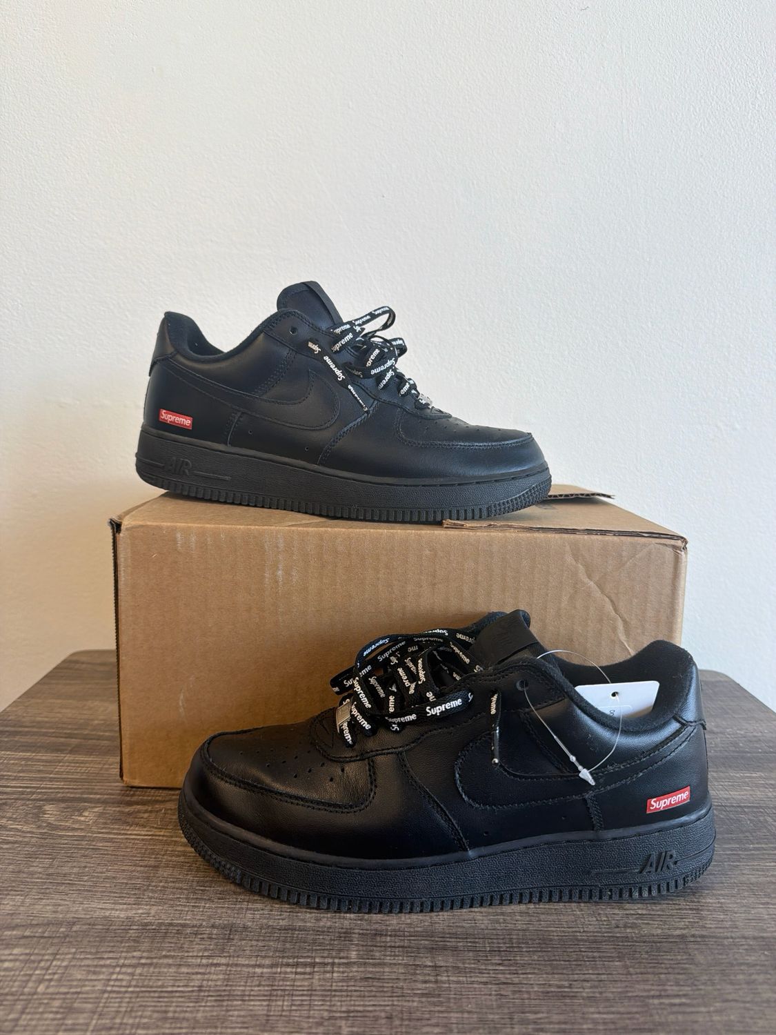 Nike Supreme AF1 Black (No Box) Sz:8