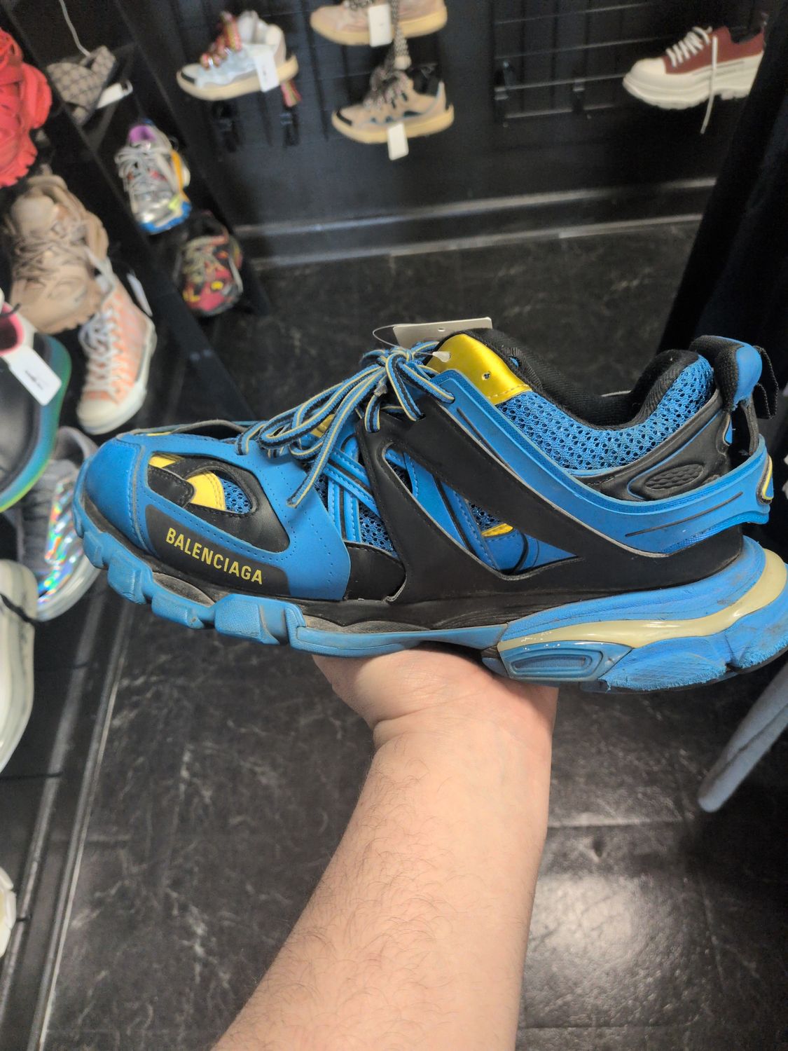 Balenciaga Track LED Blue (No Box) Sz:12