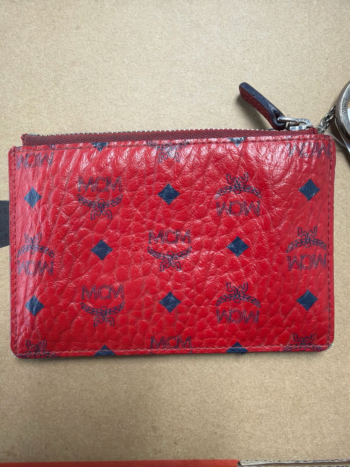 MCM Red Wallet Sz:OS