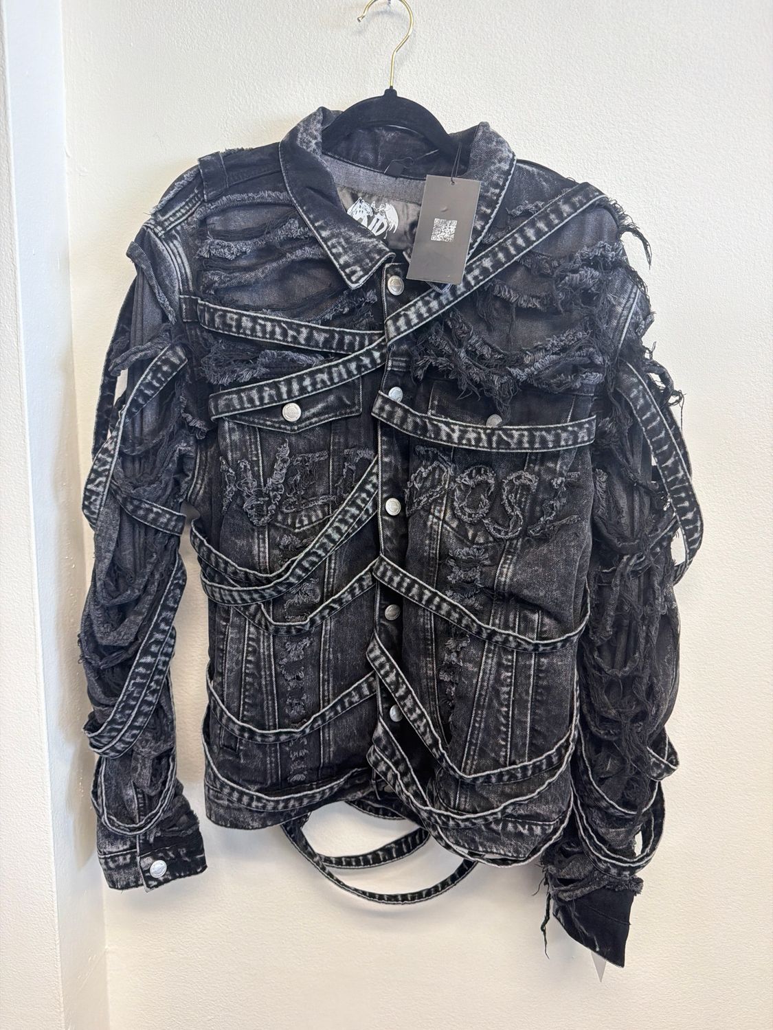 OVD Black Denim Jacket Sz:M