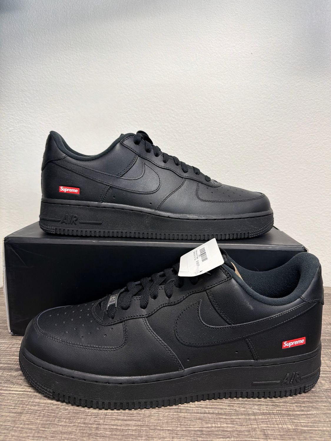 Nike Supreme AF1 Black (New Box) Sz:12.5