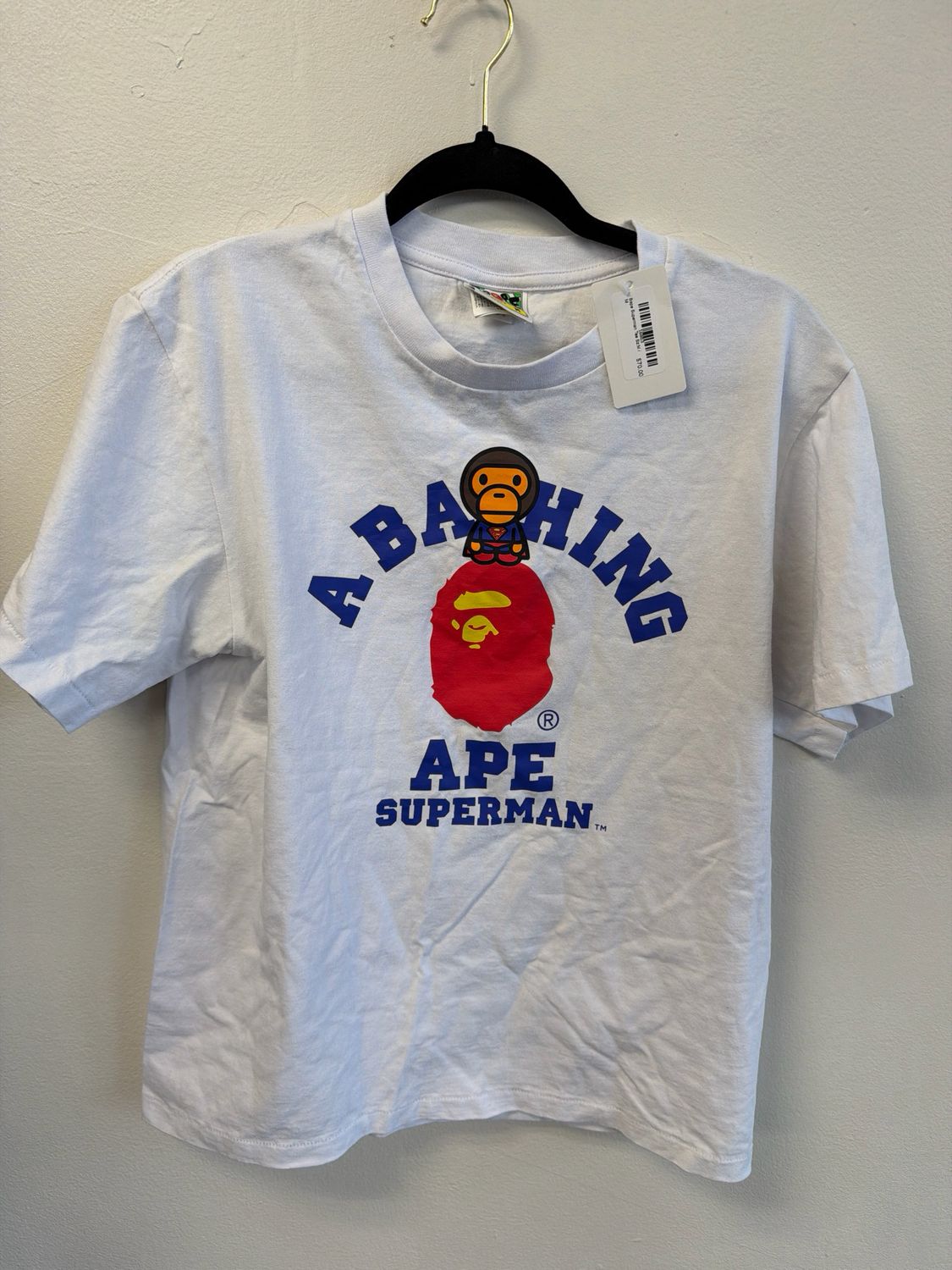 Bape Superman Tee Sz:M
