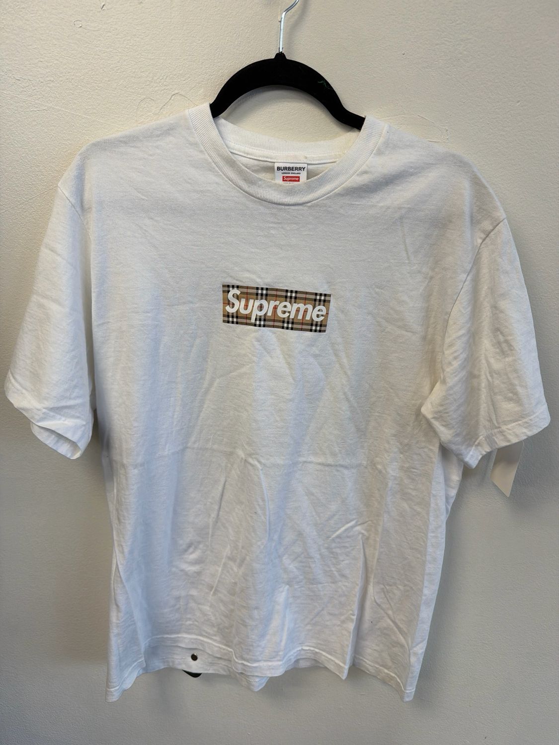 Supreme X Burberry Tee Sz:M