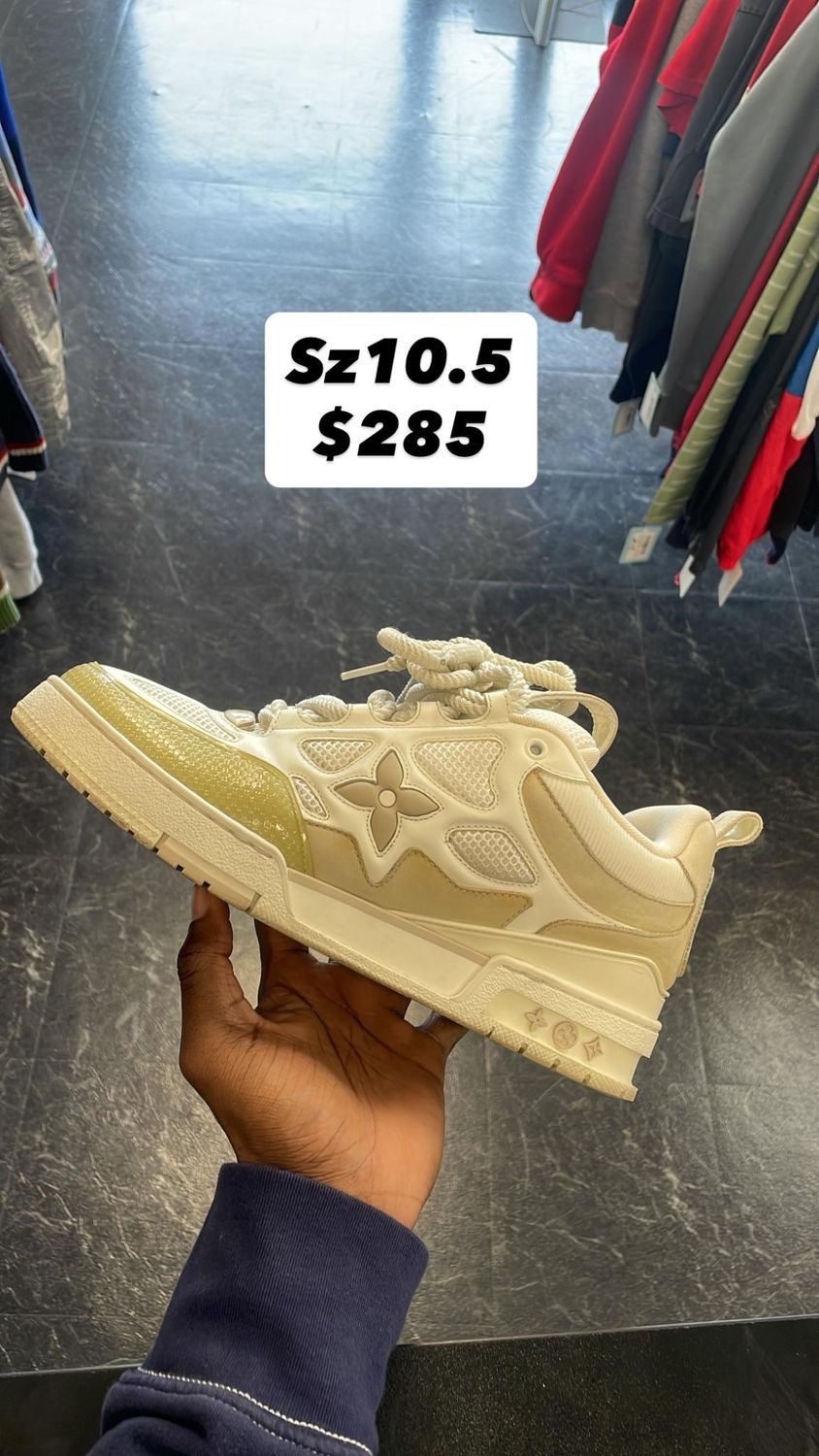 Louis Vuitton Cream Skates (No Box) Sz:10.5