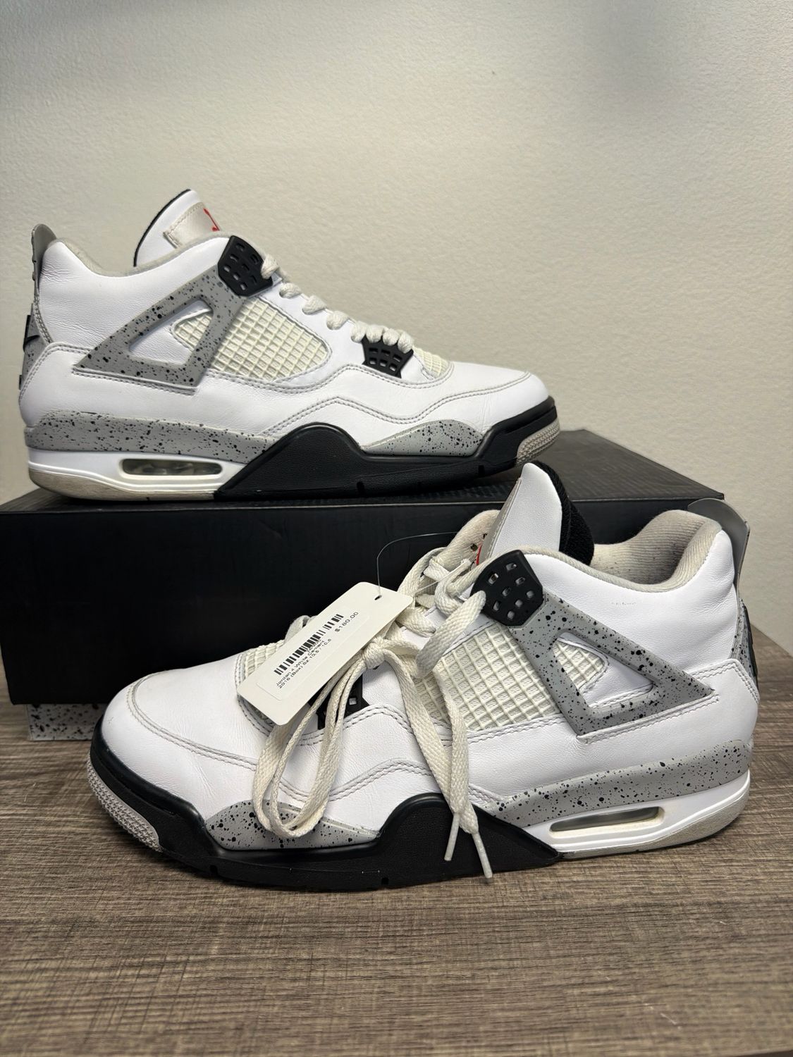 Jordan 4 White Cement 2016 (Box) Sz:10.5